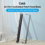 Vention Patch Panel KGCB0 24 puertos Cat.6 Negro